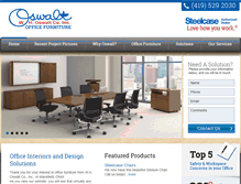 Tablet Screenshot of oswaltofficefurniture.com